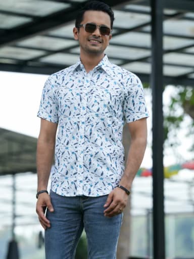 Formal Fit Half Shirt